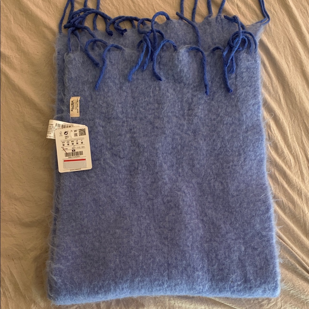 NWT Soft Blue Scarf from Spain - Pull&Bear - Picture 6 of 6